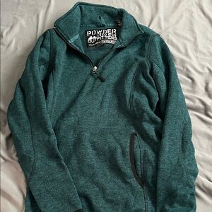 Green Quarter Zip